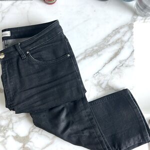 Toteme black straight leg jeans 28